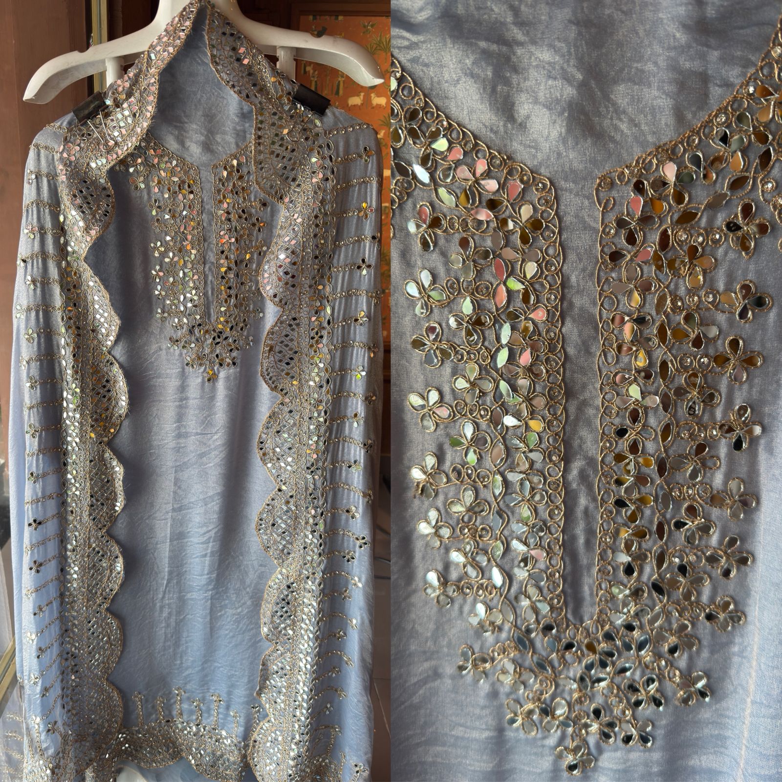 Pure glass tissue shirt